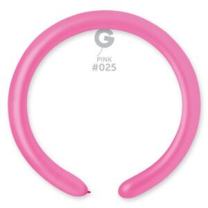 Gemar Neon Pink #025 2" Modelling Latex Balloons
