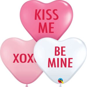 Qualatex 6 inch Love Expression Assortment Latex Balloons (100)
