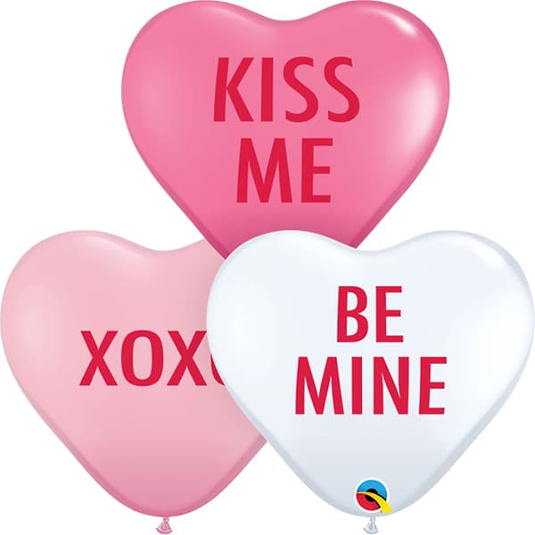 Qualatex 6 inch Love Expression Assortment Latex Balloons (100)