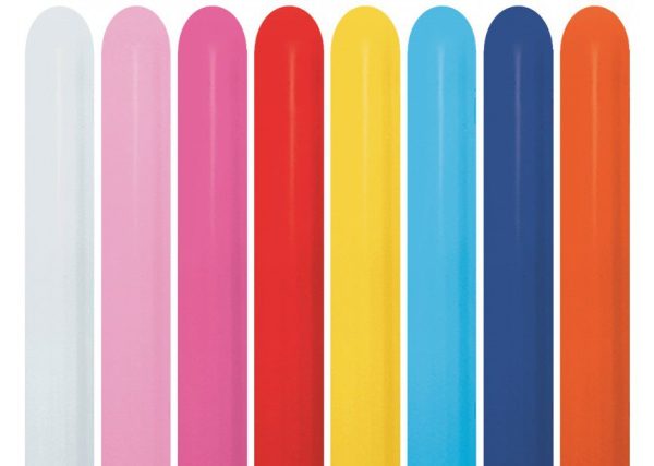 Sempertex Fashion Assorted Nozzle Up 360 Latex Modelling Balloons