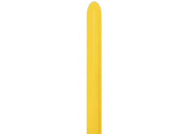 Sempertex Fashion Yellow Nozzle Up 260 Latex Modelling Balloons