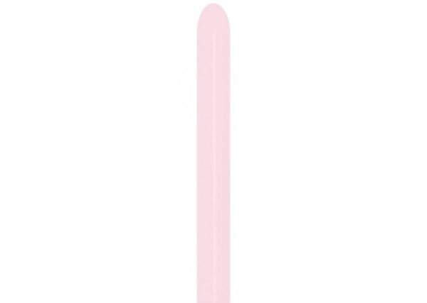 Sempertex Pastel Matte Pink Nozzle Up 260 Latex Modelling Balloons