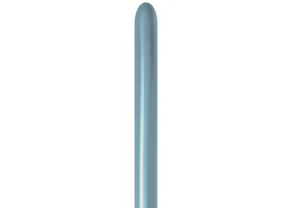 Sempertex Silk Arctic Blue Nozzle Up 260 Latex Modelling Balloons