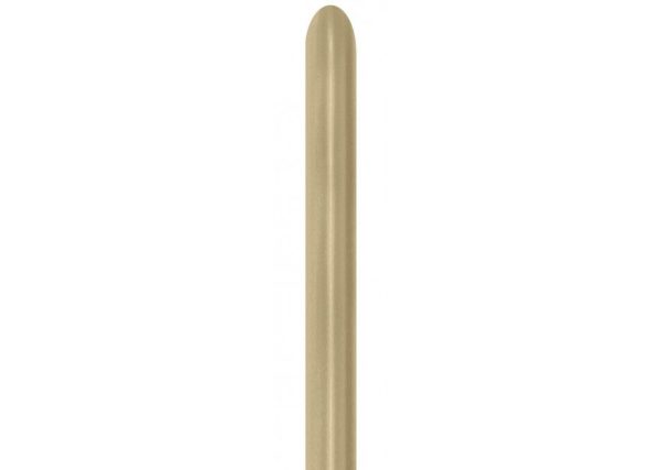 Sempertex Silk Gold Dust Nozzle Up 260 Latex Modelling Balloons
