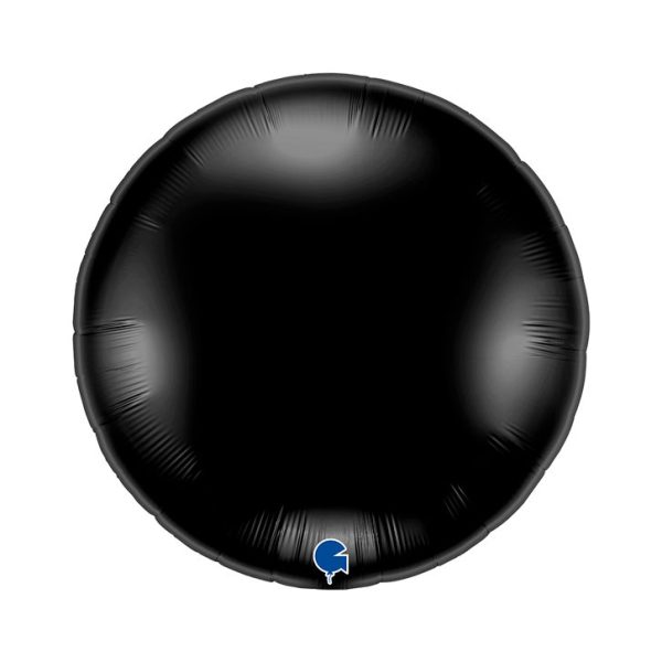 Buy Grabo 36 inch Black Round Foil Balloon | Balloons4u