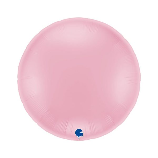 Grabo 36 inch Round Pastel Pink Foil Balloon