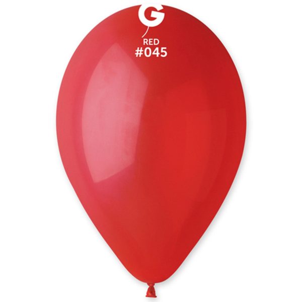 Gemar 13" Red #045 Maxi Bag Latex Balloons (250)