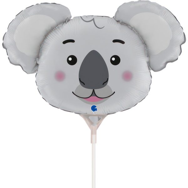 Grabo 14 inch Koala Head Mini Foil Balloon
