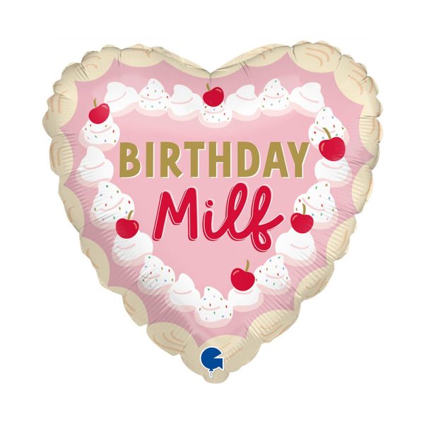 Grabo 18 inch Birthday Milf Foil Balloon
