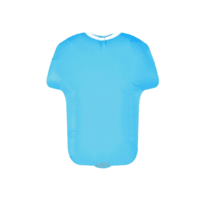 Oaktree 11 inch Light Blue Metallic Sports Shirt Mini Foil Balloon