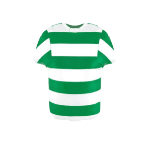 Oaktree 11 inch Green & White Sports Shirt Mini Foil Balloon