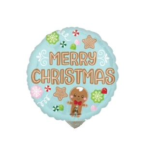 9 inch Baking Spirits Bright Christmas Foil Balloon
