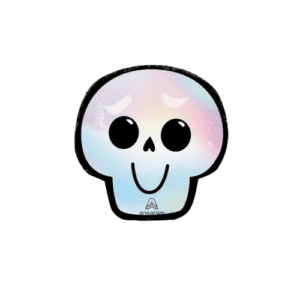 Anagram 14 inch Halloween Bare Bones Skull Mini Foil Balloon