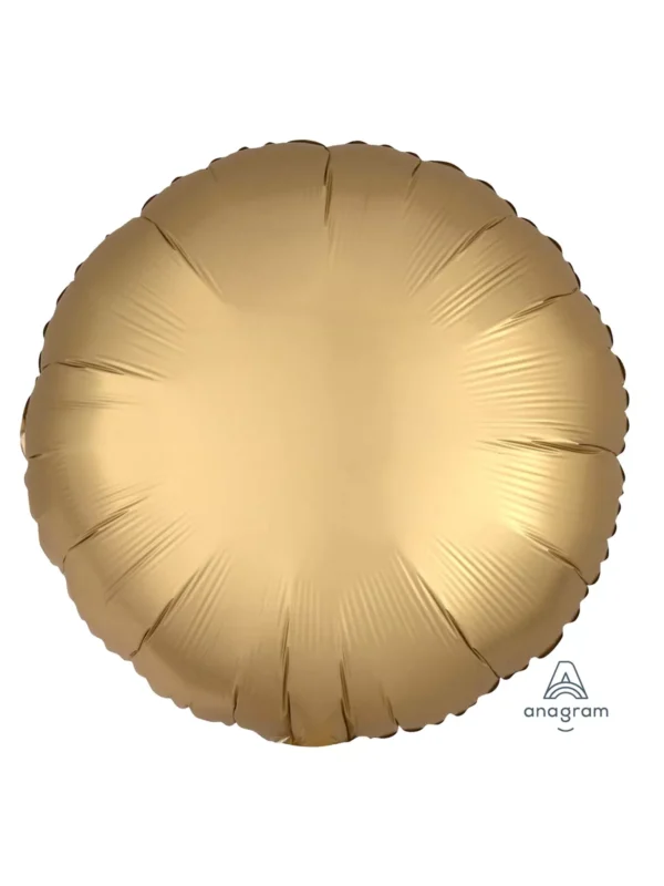 Buy Anagram 18 inch Satin Luxe Gold Round Foil Balloon | Balloons4u