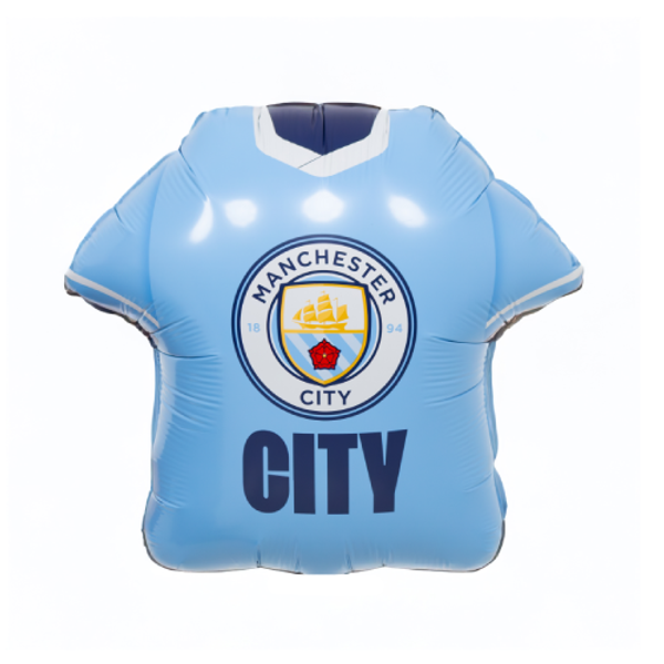 Official Club Licensed 20 inch Manchester City Football Shirt Foil Balloon