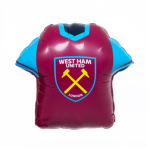 Official Club Licensed 20 inch West Ham United Football Shirt Foil Balloon