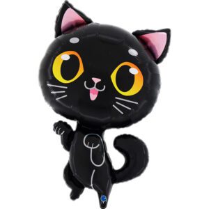 Grabo 29 inch Black Cat Foil Balloon