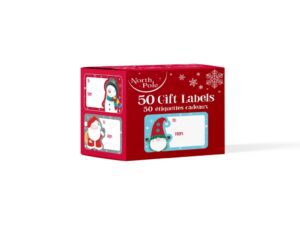 Eurowrap 50 Pack Gift Tag Cute Stickers