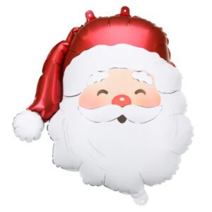 Party Deco 23 inch Santa Claus Head Foil Balloon