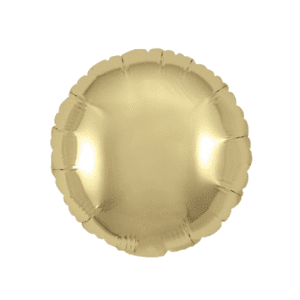 Oaktree 9 inch Gold Silk Round Foil Balloon (5)