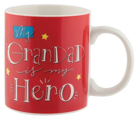 Grandad is My Hero Father's Day Legend Ceramic Mug