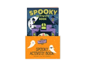 30 Page Spooky Neon Sticker Activity Book