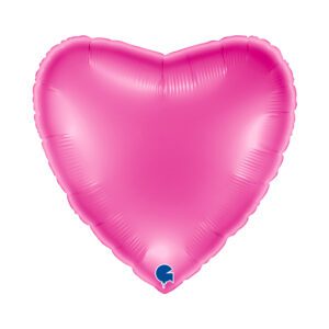 Grabo 22 inch Fuxia Heart Foil Balloon