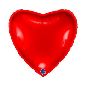 Grabo 22 inch Red Heart Foil Balloon