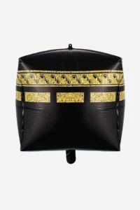 B4U Eid Black & Gold Kaaba 24 inch 4D Cube (Air Fill & Helium)