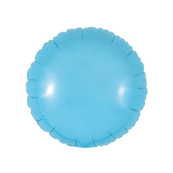 Oaktree 9 inch Matte Blue Round Foil Balloon (5)