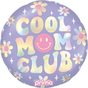 Prima 18 inch Cool Mom Club Holographic Foil Balloon