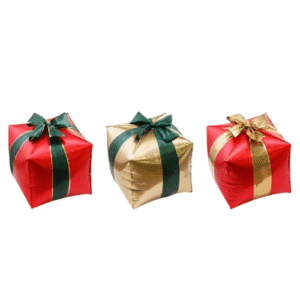 Party Deco 14 inch 3D Gift Box Foil Balloons (3)
