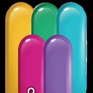 Prima Let’s Party! Assortment Colors 260 Nozzle Up Modelling Latex Balloons (50pk)