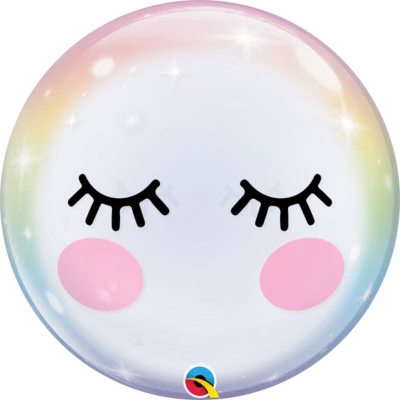 Qualatex 22 inch Eye Lashes Deco Bubble