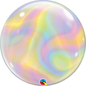 Qualatex 22 inch Iridescent Swirls Deco Bubble