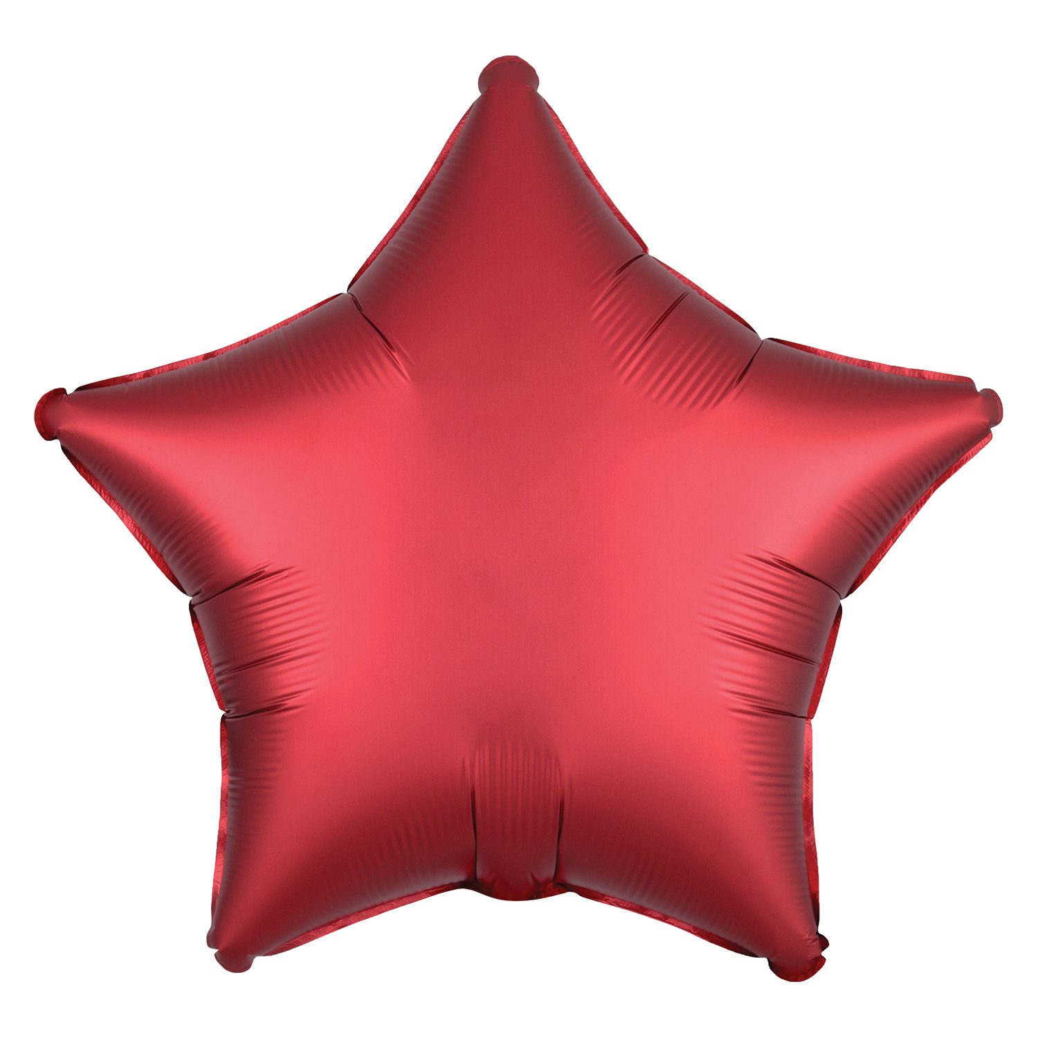 Anagram 18 inch Satin Luxe Sangria Star Foil Balloon