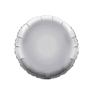 Oaktree 9 inch Silver Round Foil Balloon (5)
