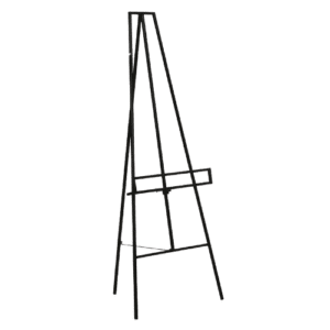 Simple Black Easel Metal 150cm