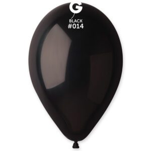 Gemar 5" Black #014 Maxi Bag Latex Balloons (1000)