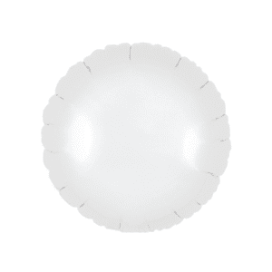 Oaktree 9 inch Matte White Round Foil Balloon (5)