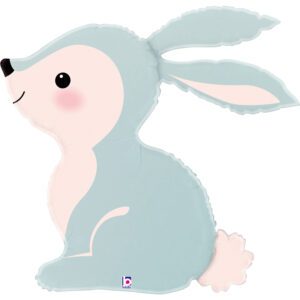 Betallic 31 inch Woodland Blue Bunny Foil Balloon