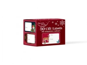 Eurowrap 50 Pack Gift Tag Stickers Traditional