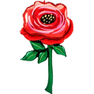 Anagram 55 inch Painted Rose Multi-Balloon Foil Balloon
