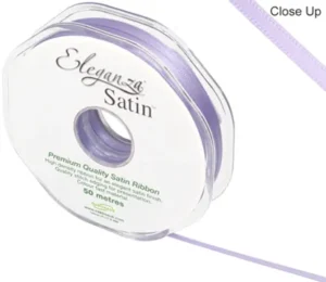 Eleganza Lavender 3mm x 50m Satin Ribbon