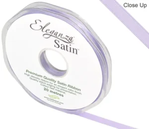 Eleganza Lavender 6mm x 20m Satin Ribbon