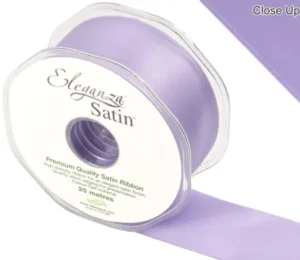 Eleganza Lavender 38mm x 20m Satin Ribbon