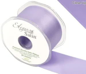 Eleganza Lavender 50mm x 20m Satin Ribbon