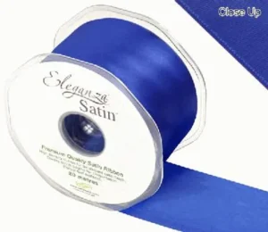 Eleganza Royal Blue 50mm x 20m Satin Ribbon