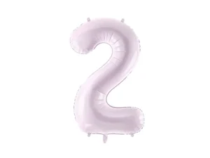 Party Deco 28 inch Purple Number 2 Foil Balloon