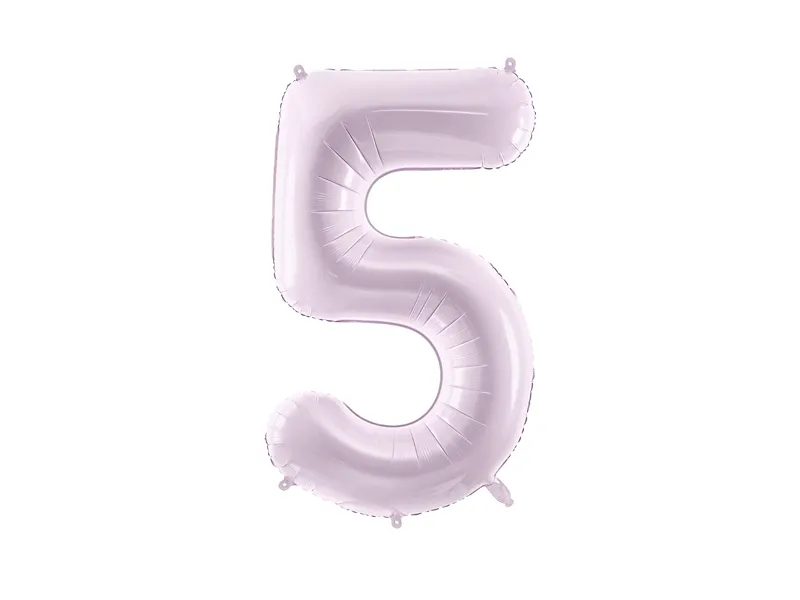 Party Deco 28 inch Purple Number 5 Foil Balloon